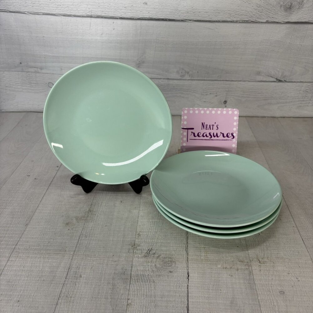 Project 62 Target AVESTA Light Sea Green Stoneware Smooth Salad Plates Set of 4